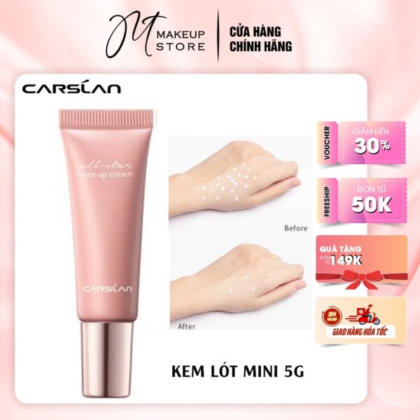 Kem Lót Carslan All Stars Tone Up Cream mini size 5g