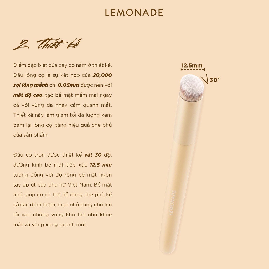 Cọ che khuyết điểm Lemonade