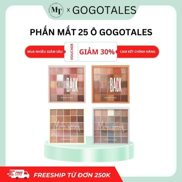 phấn mắt 25 ô gogotales