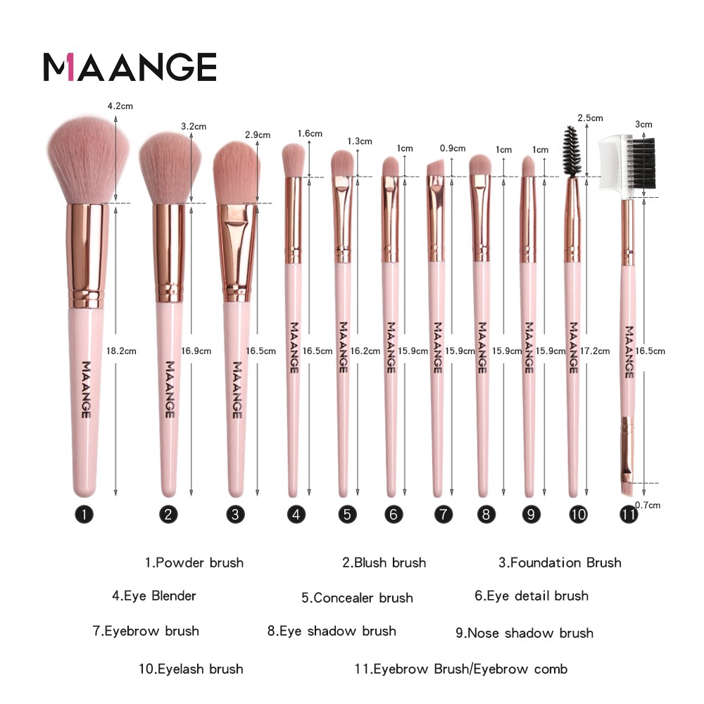 Bộ Cọ Maange 11 cây