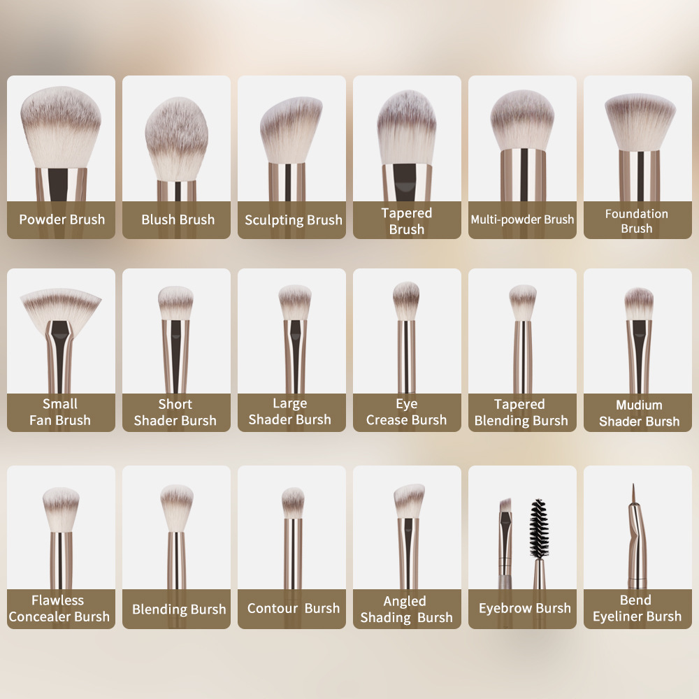 Bộ Cọ Trang Điểm Maange 18 cây