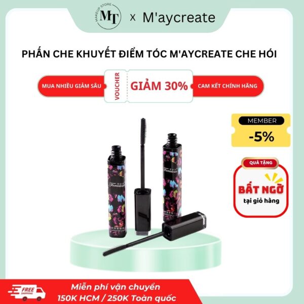 Phấn che khuyết điểm tóc M'aycreate che hói cho tóc Hair Shadow